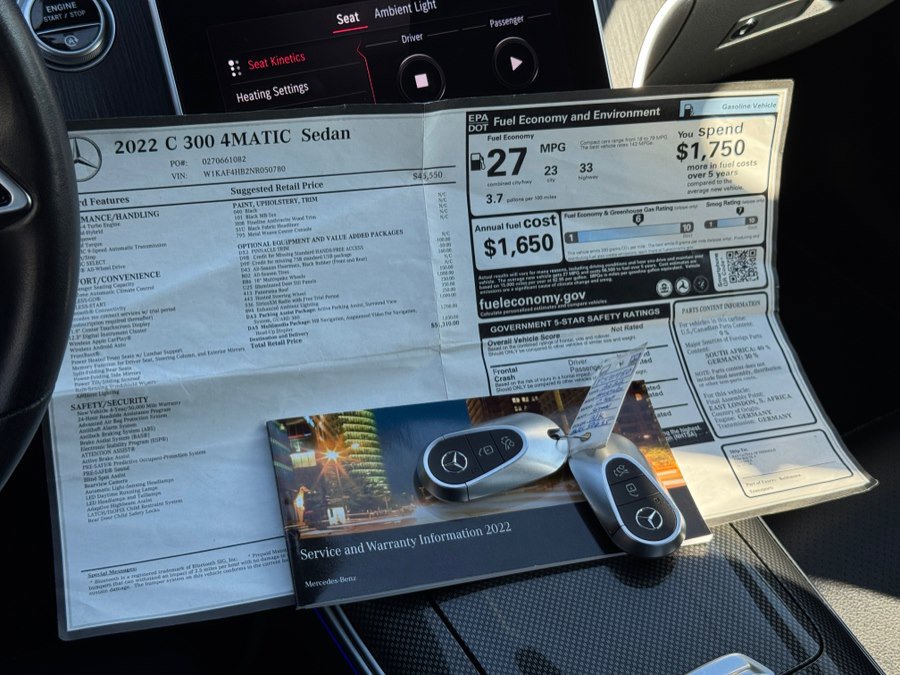 Used 2022 Mercedes-Benz C 300 4MATIC Sedan image 76
