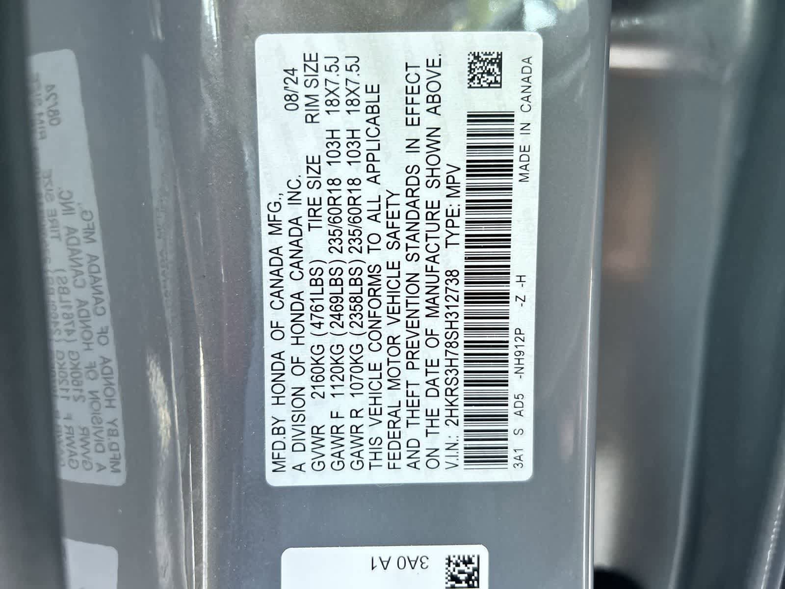 Certified 2025 Honda CR-V EX-L image 2