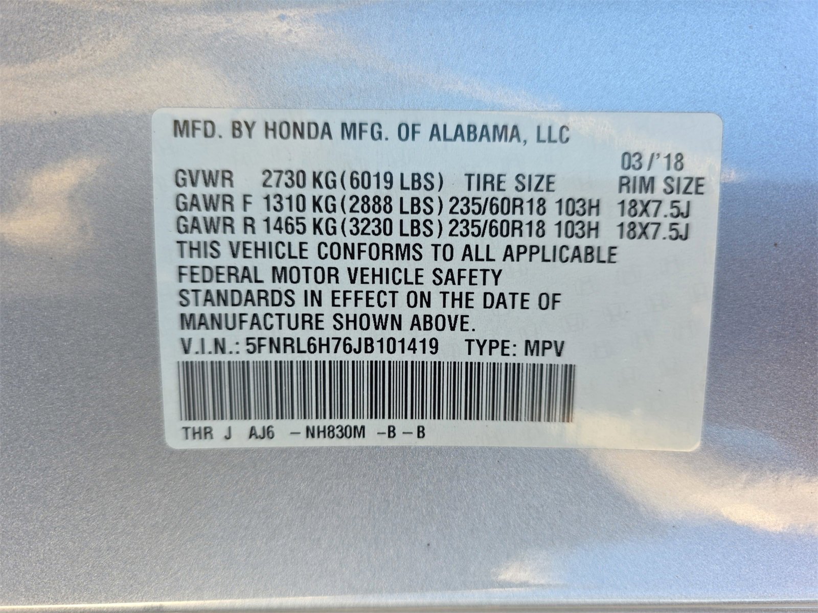 Used 2018 Honda Odyssey EX-L image 36