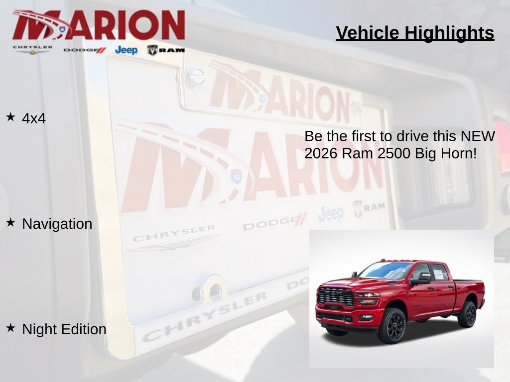 New 2026 RAM 2500 Big Horn AWD/4WD image 5