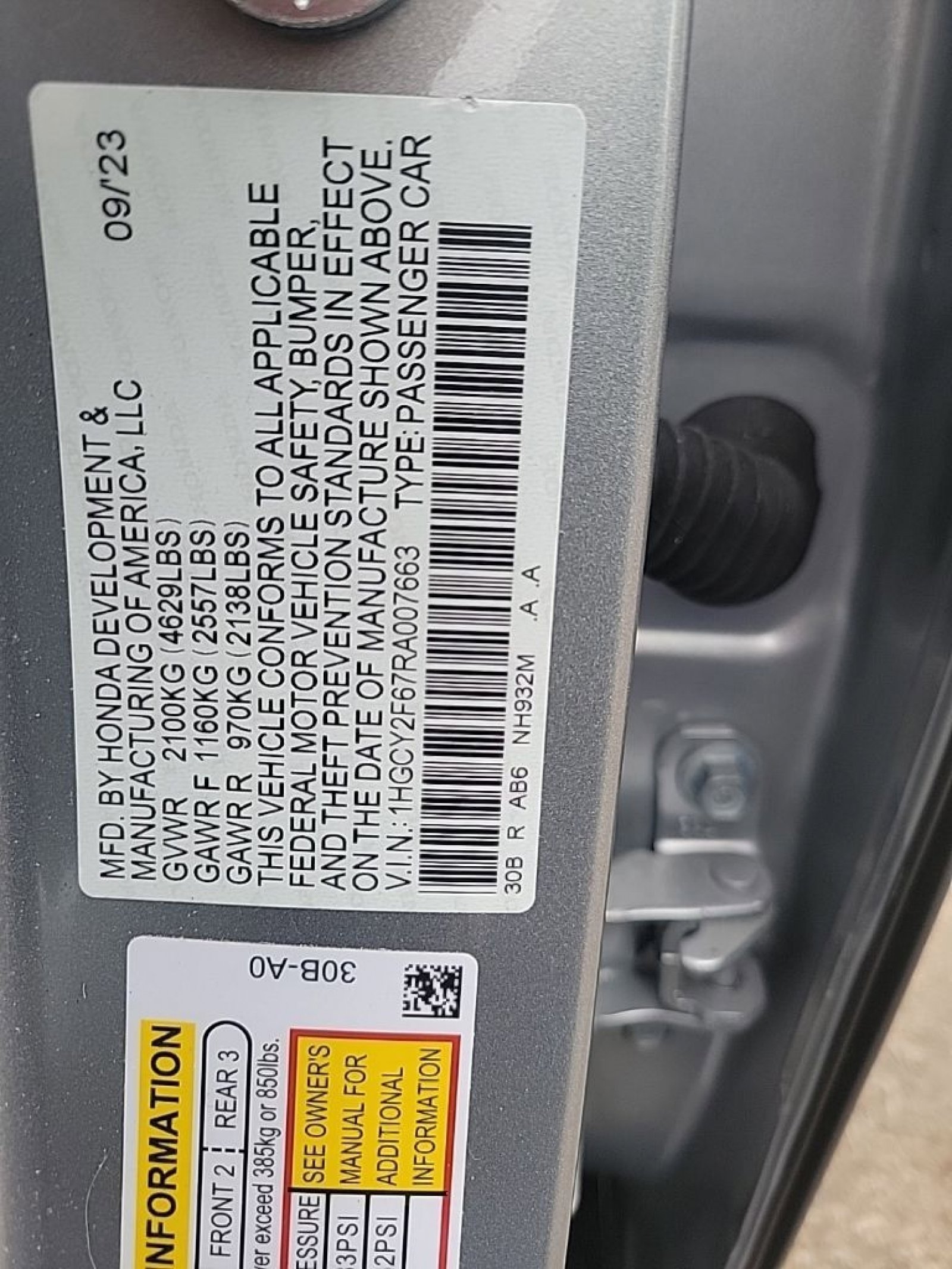 Certified 2024 Honda Accord EX-L image 23