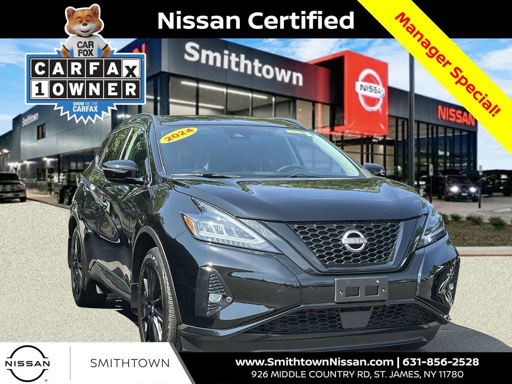 Certified 2024 Nissan Murano SV w/ SV Midnight Edition Package