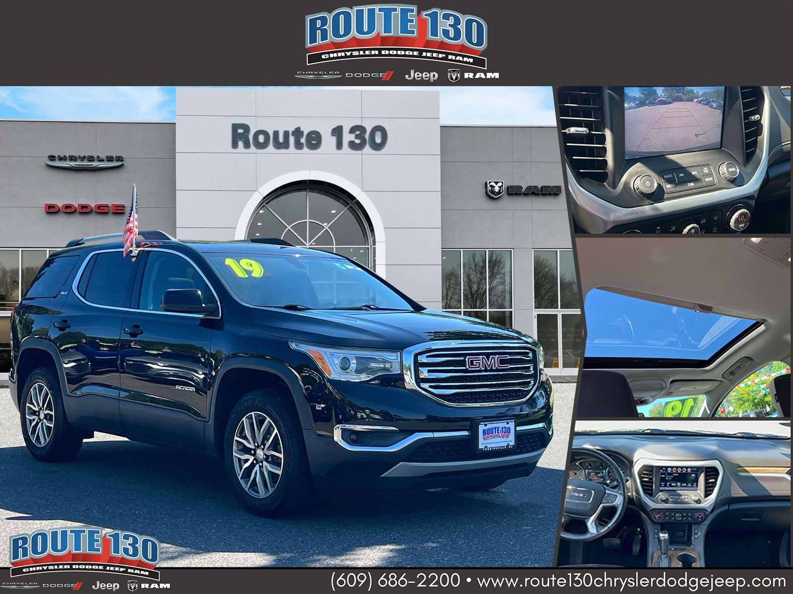 Used 2019 GMC Acadia SLE w/ Driver Alert Package I AWD/4WD image 1
