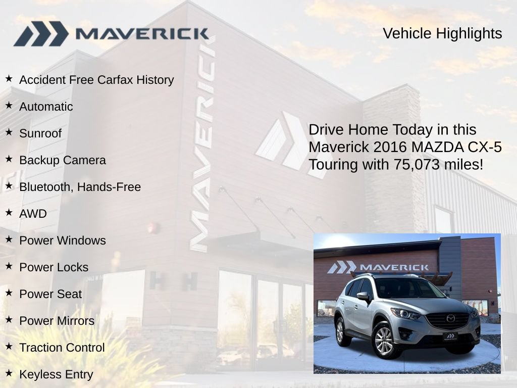 Used 2016 MAZDA CX-5 Touring w/ Bose/Moonroof Package AWD/4WD image 5
