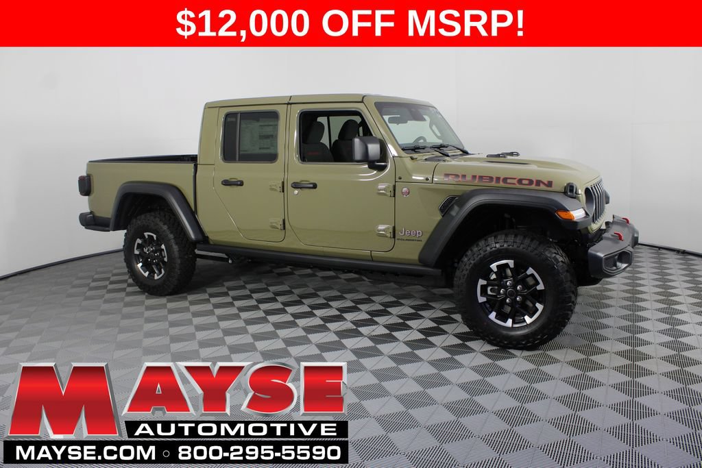 New 2026 Jeep Gladiator Rubicon w/ Steel Power Dome Hood Package