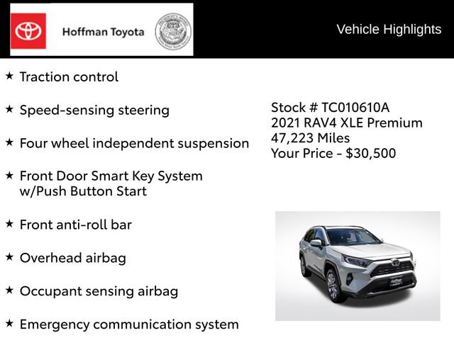 Used 2021 Toyota RAV4 XLE Premium AWD/4WD image 36