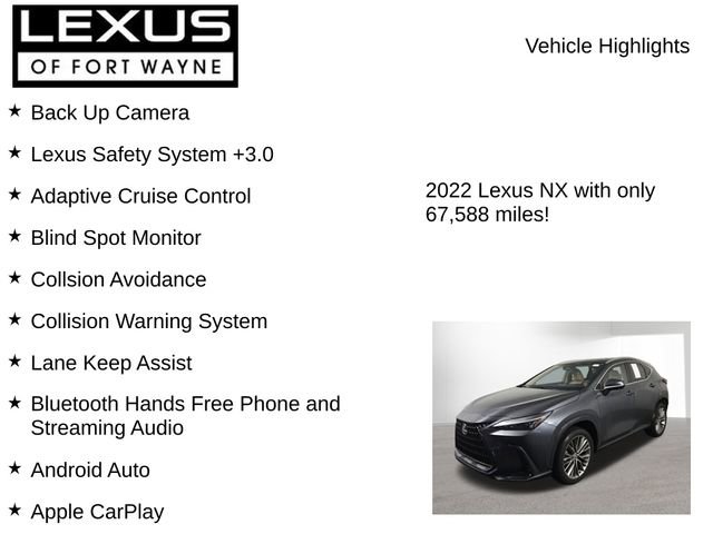 Used 2022 Lexus NX 300h AWD w/ Vision Package image 7
