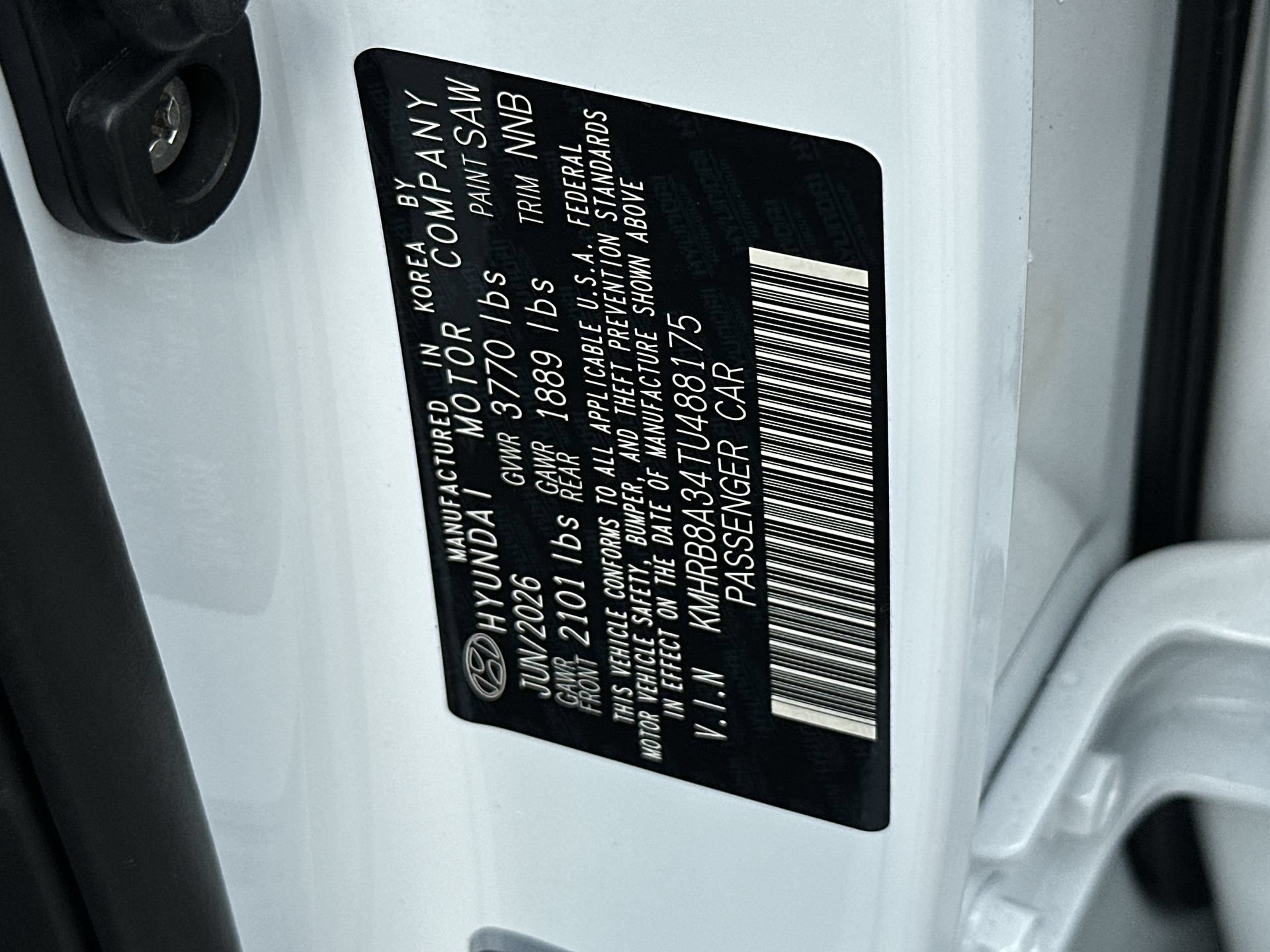New 2026 Hyundai Venue SE FWD image 18
