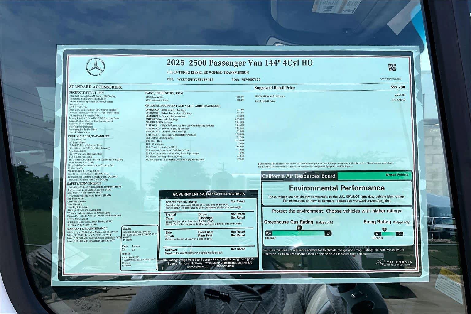 New 2025 Mercedes-Benz Sprinter 2500 image 22