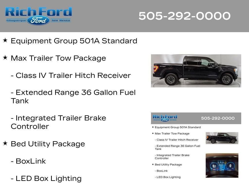Certified 2023 Ford F150 Lariat w/ Max Trailer Tow Package AWD/4WD image 20