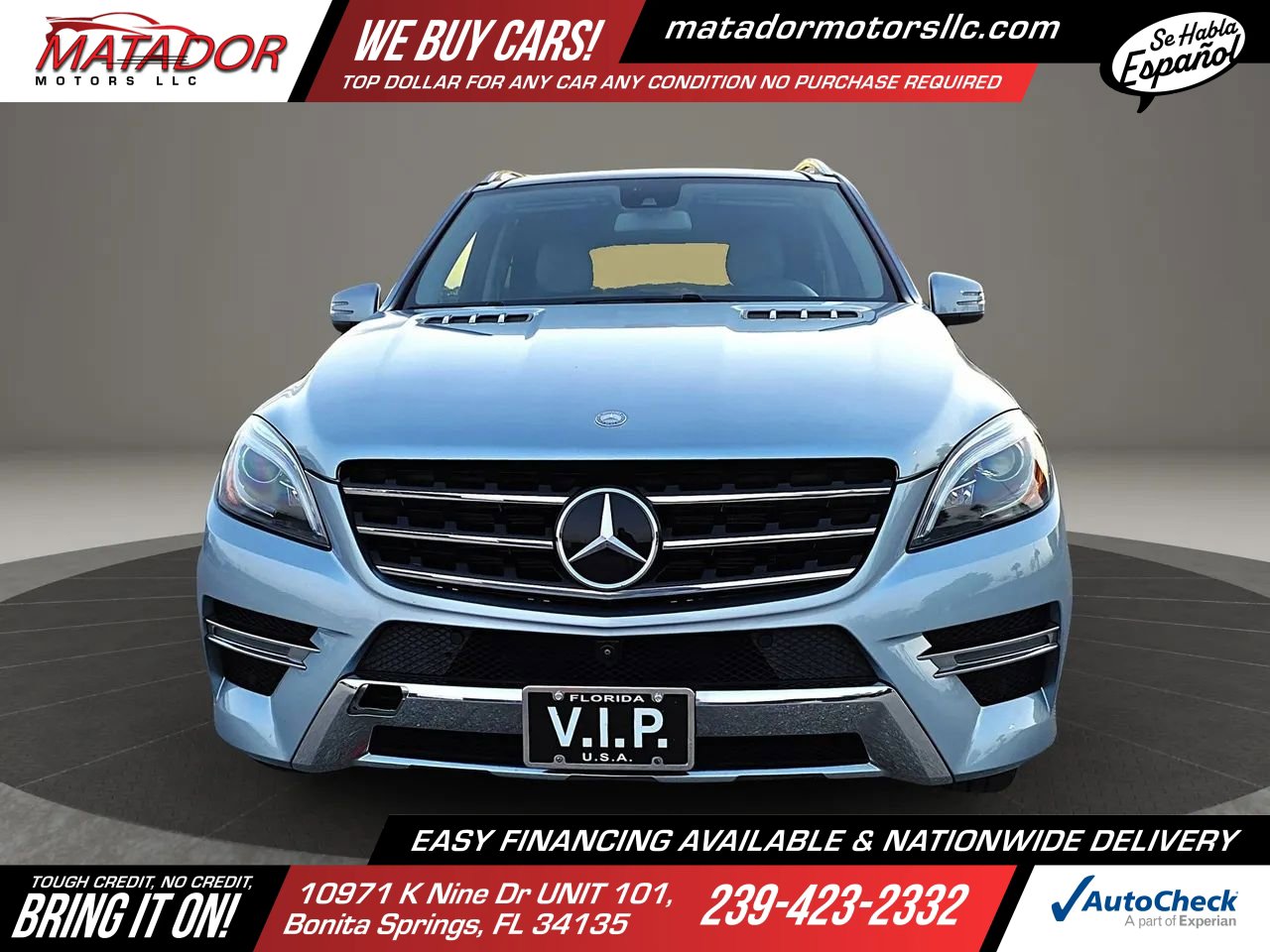 Used 2015 Mercedes-Benz ML 400 4MATIC w/ Driver Assistance Package image 2