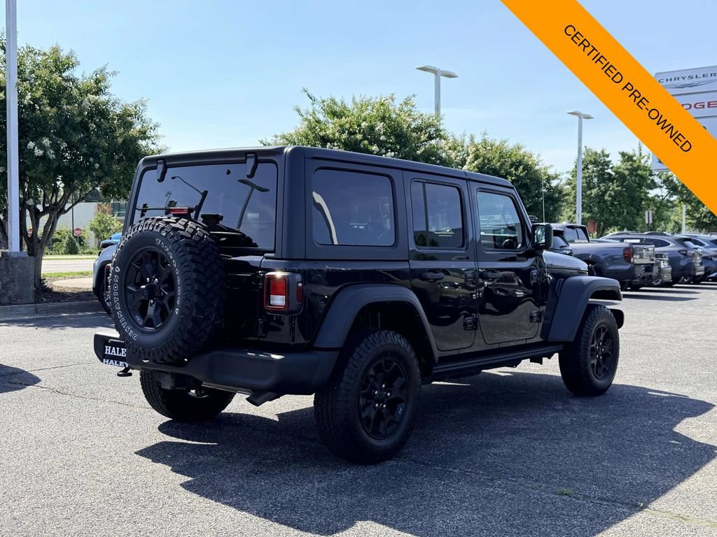 Certified 2022 Jeep Wrangler Unlimited Sport AWD/4WD image 2