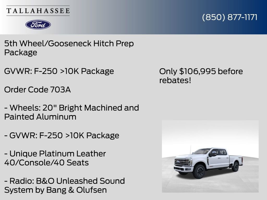 New 2025 Ford F250 Platinum w/ Platinum Plus Package image 30