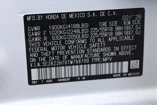 New 2026 Honda HR-V EX-L image 25