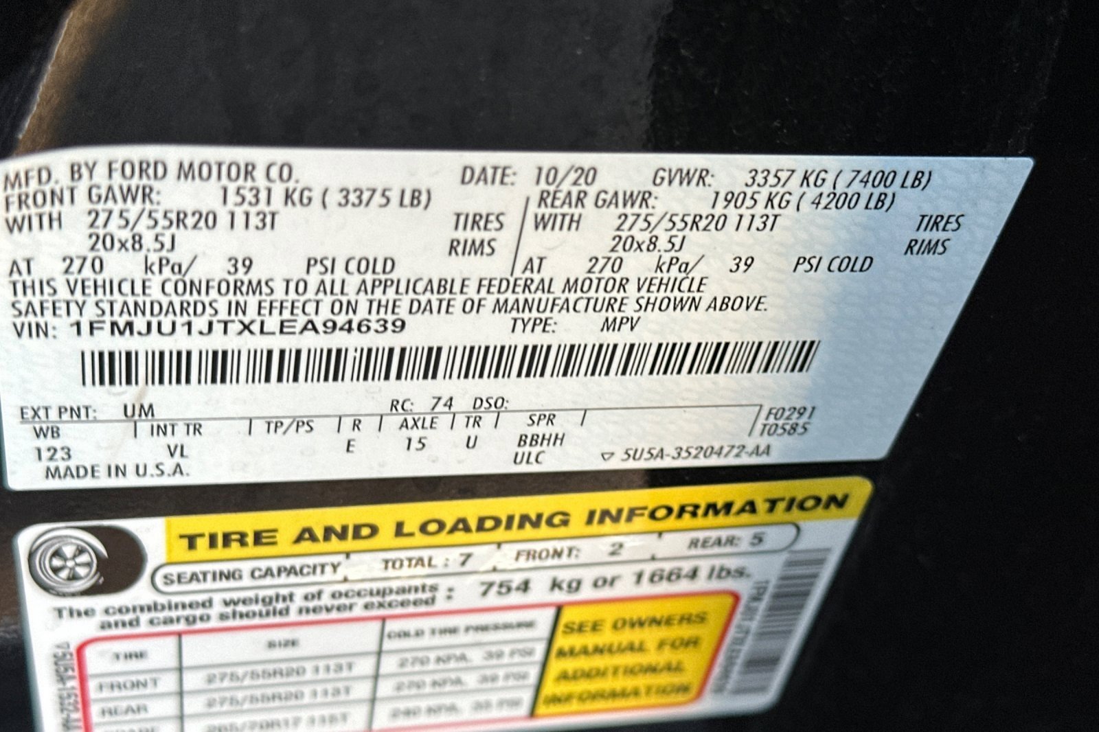 Used 2020 Ford Expedition XLT w/ Equipment Group 202A image 28