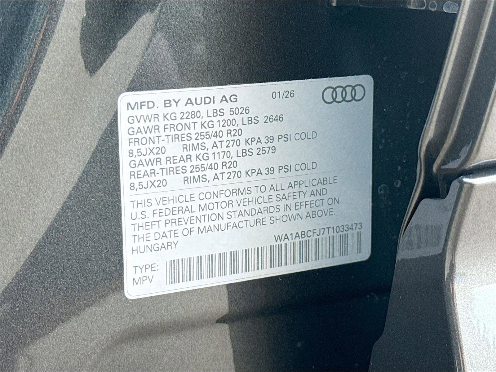 New 2026 Audi Q3 quattro 2.0T image 33