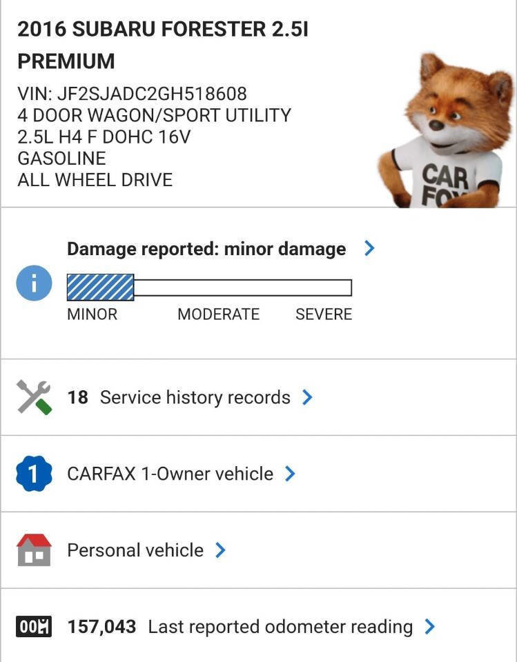 Used 2016 Subaru Forester 2.5i Premium w/ Popular Package #2 image 3