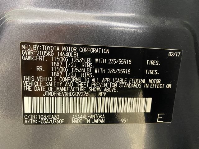 Certified 2017 Toyota RAV4 Limited w/ All Weather Liner Package AWD/4WD image 24