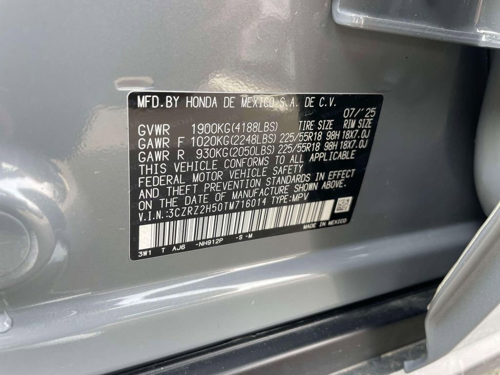 Certified 2026 Honda HR-V Sport image 17