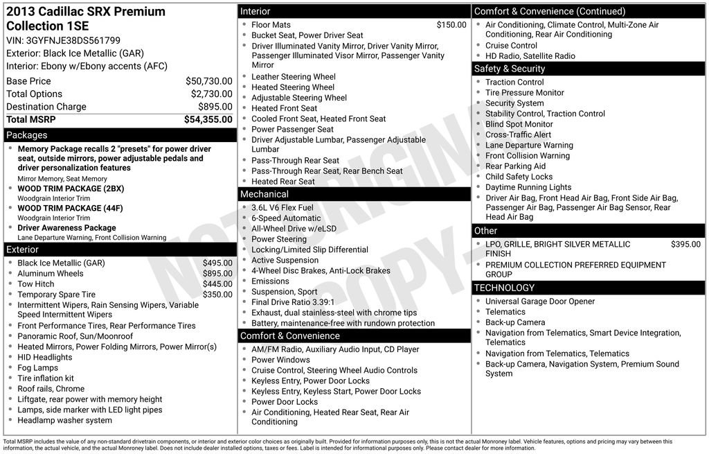 Used 2013 Cadillac SRX Premium image 35