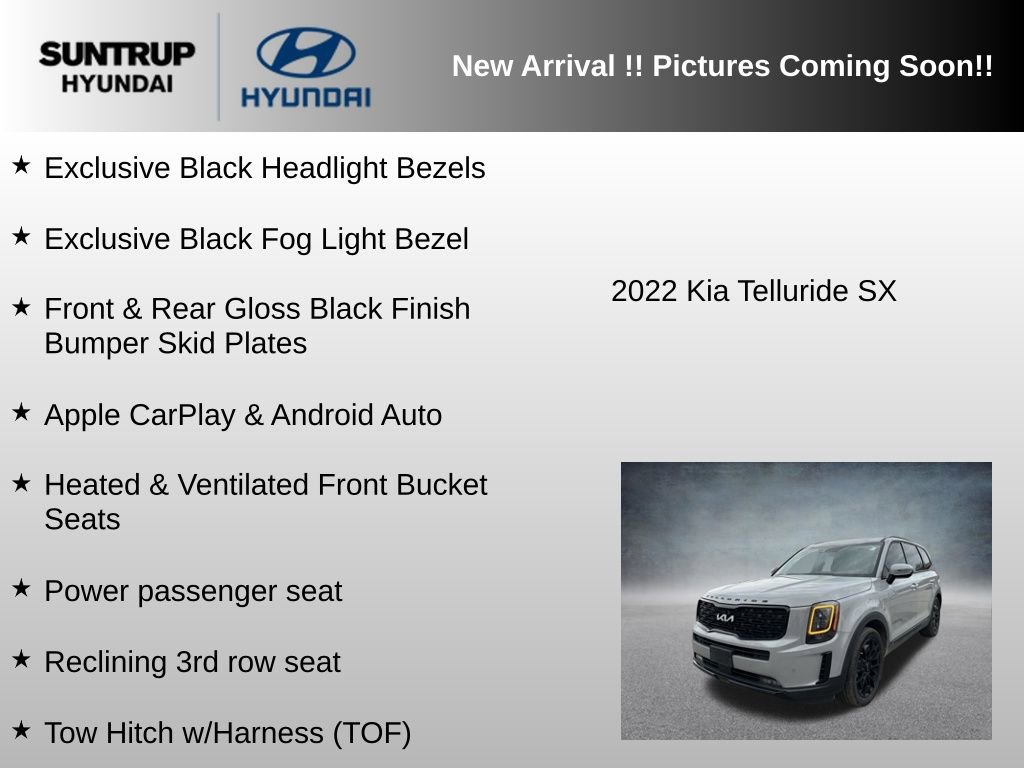 Used 2022 Kia Telluride SX w/ Nightfall Edition Package image 18