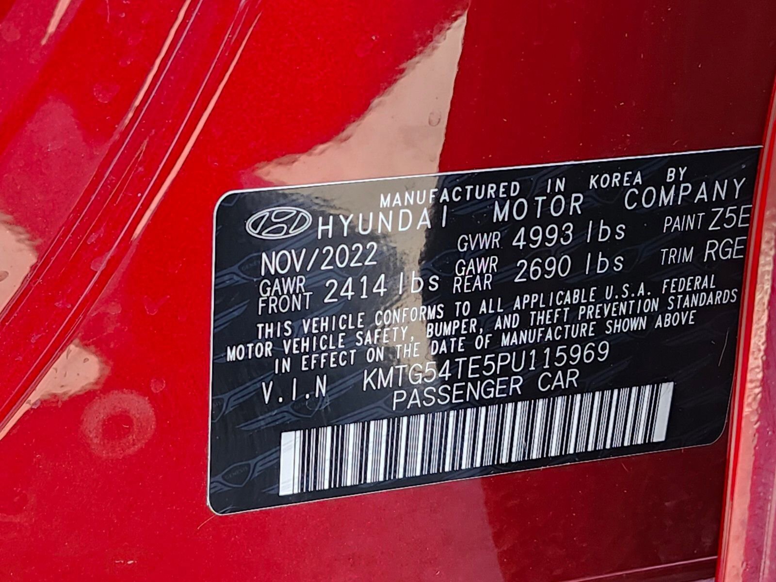 Used 2023 Genesis G70 3.3T w/ Sport Advanced Package image 36