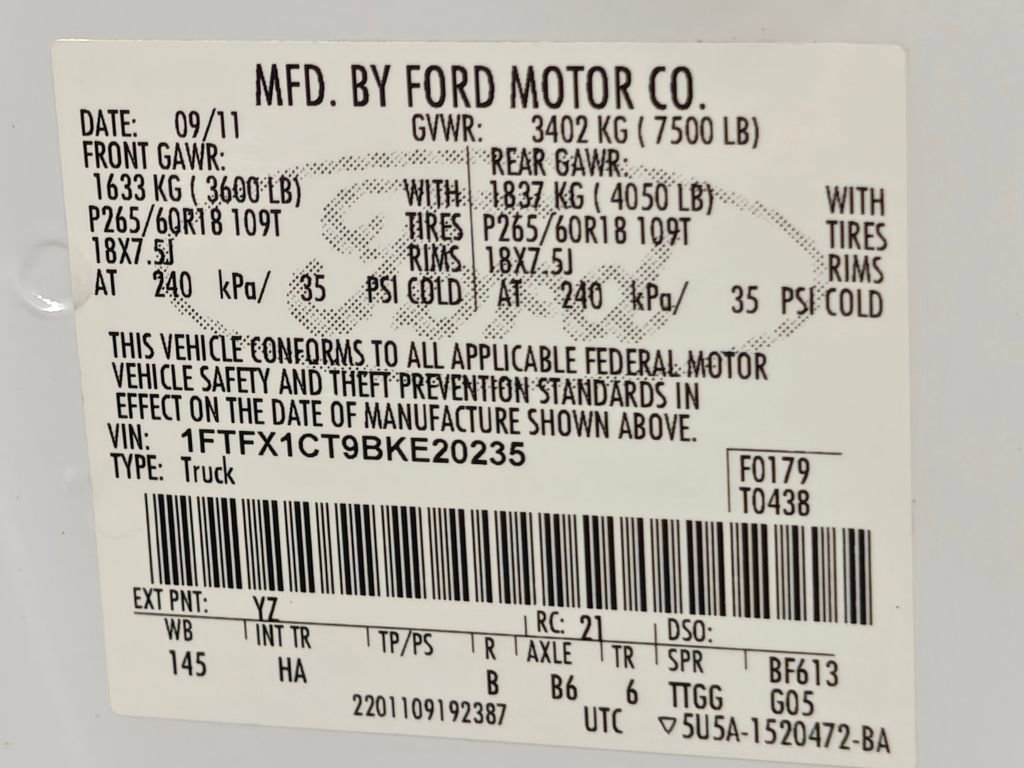 Used 2011 Ford F150 Lariat w/ Lariat Plus Pkg RWD image 49