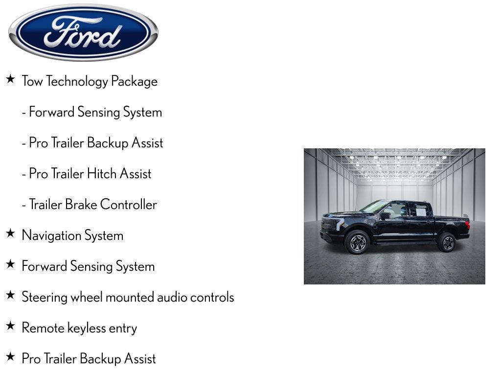 Certified 2023 Ford F150 Lightning XLT w/ Tow Technology Package AWD/4WD image 4