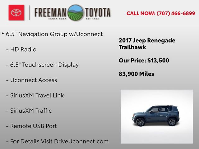 Used 2017 Jeep Renegade Trailhawk w/ Premium Trailhawk Package image 10