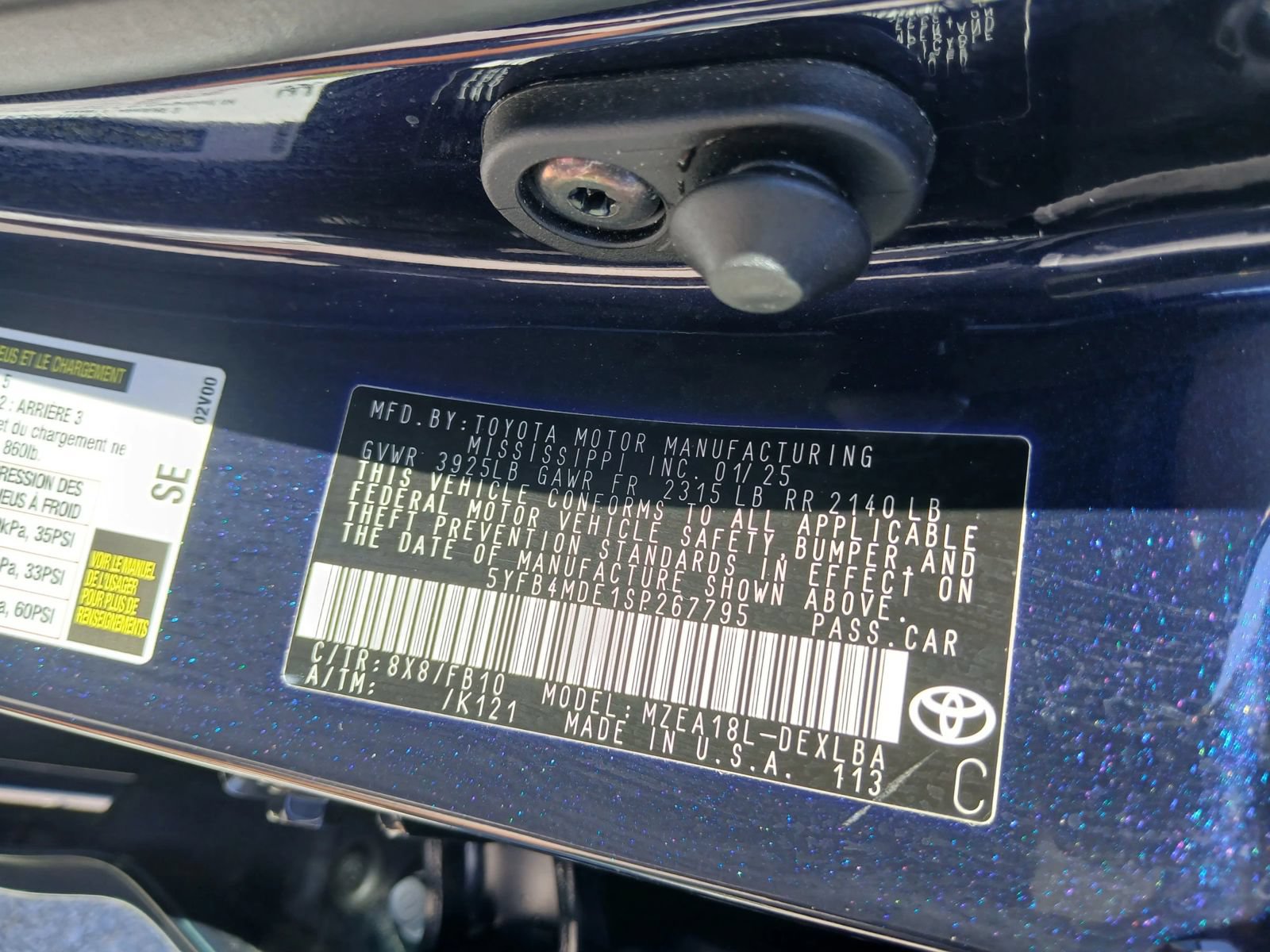 Used 2025 Toyota Corolla LE FWD image 7