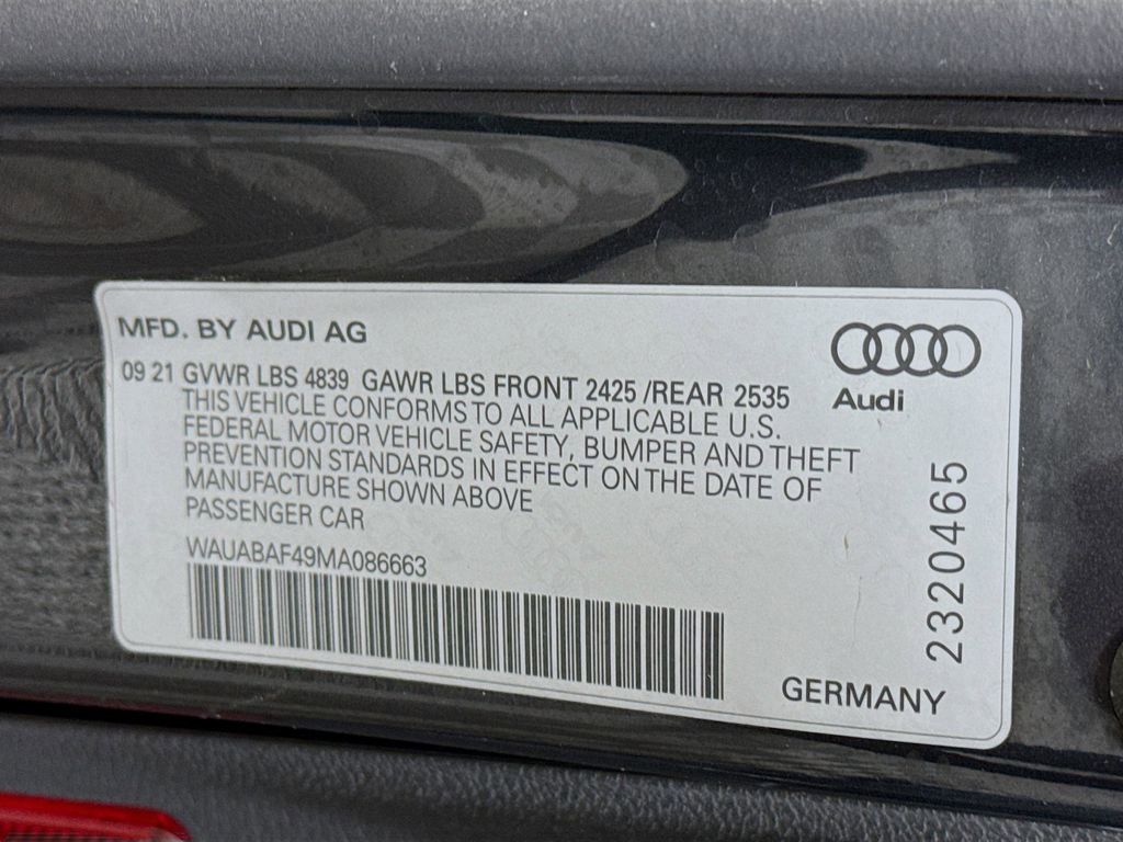 Used 2021 Audi A4 2.0T Premium image 34
