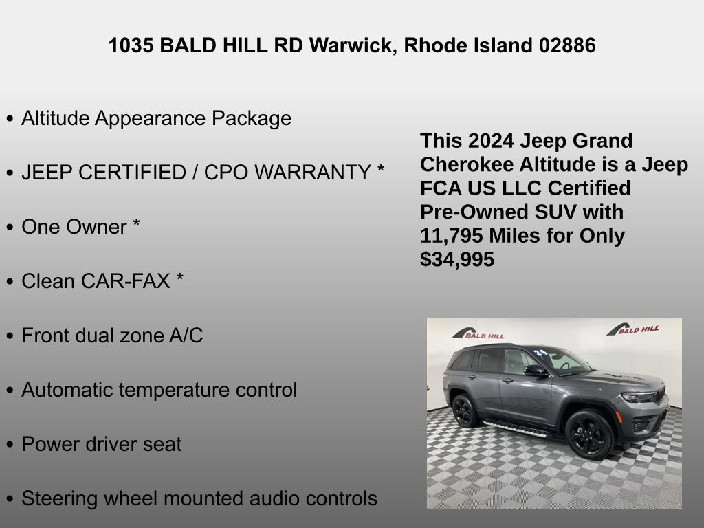 Used 2024 Jeep Grand Cherokee Altitude image 20