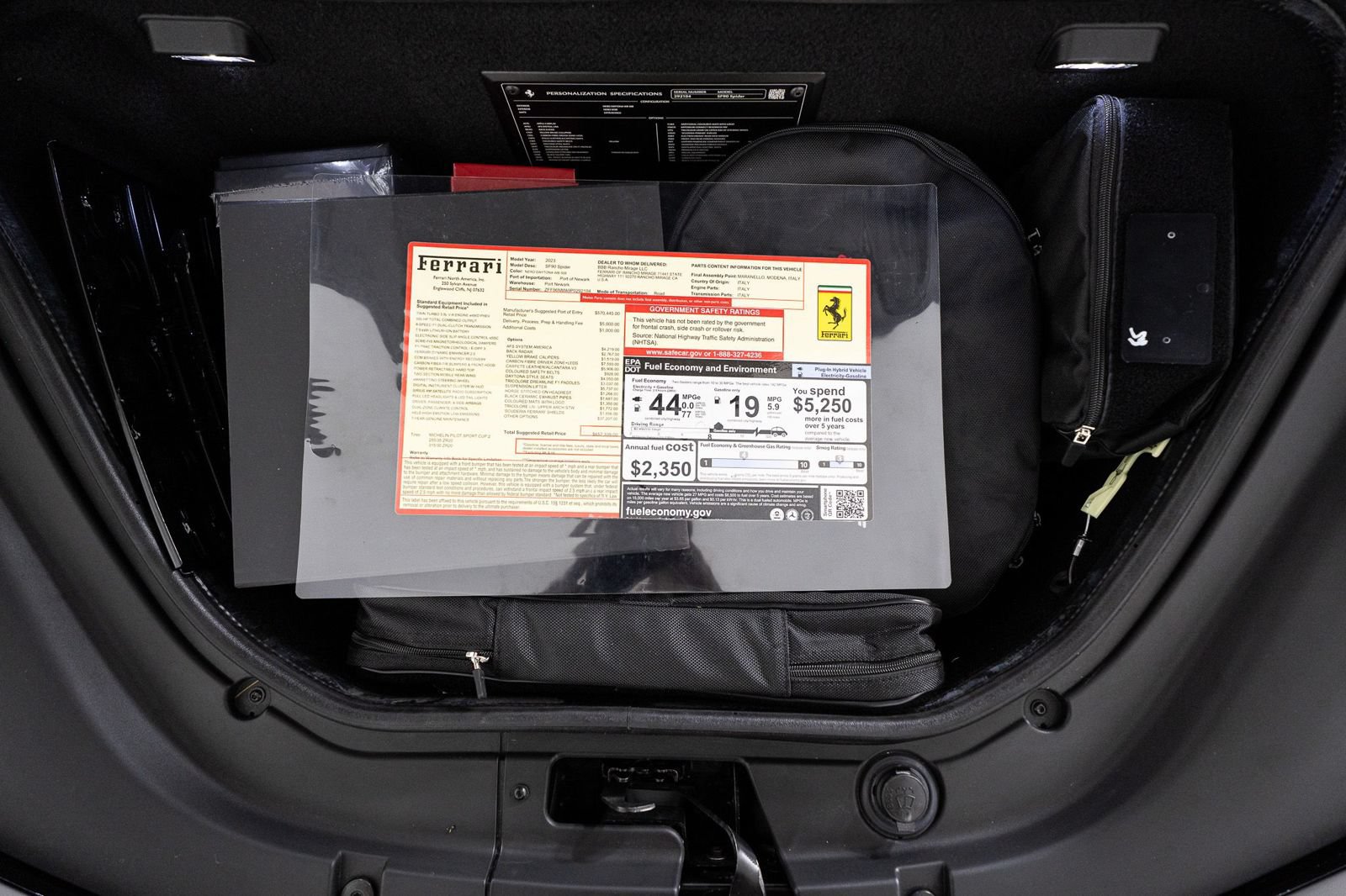 Certified 2023 Ferrari SF90 Spider AWD/4WD image 21