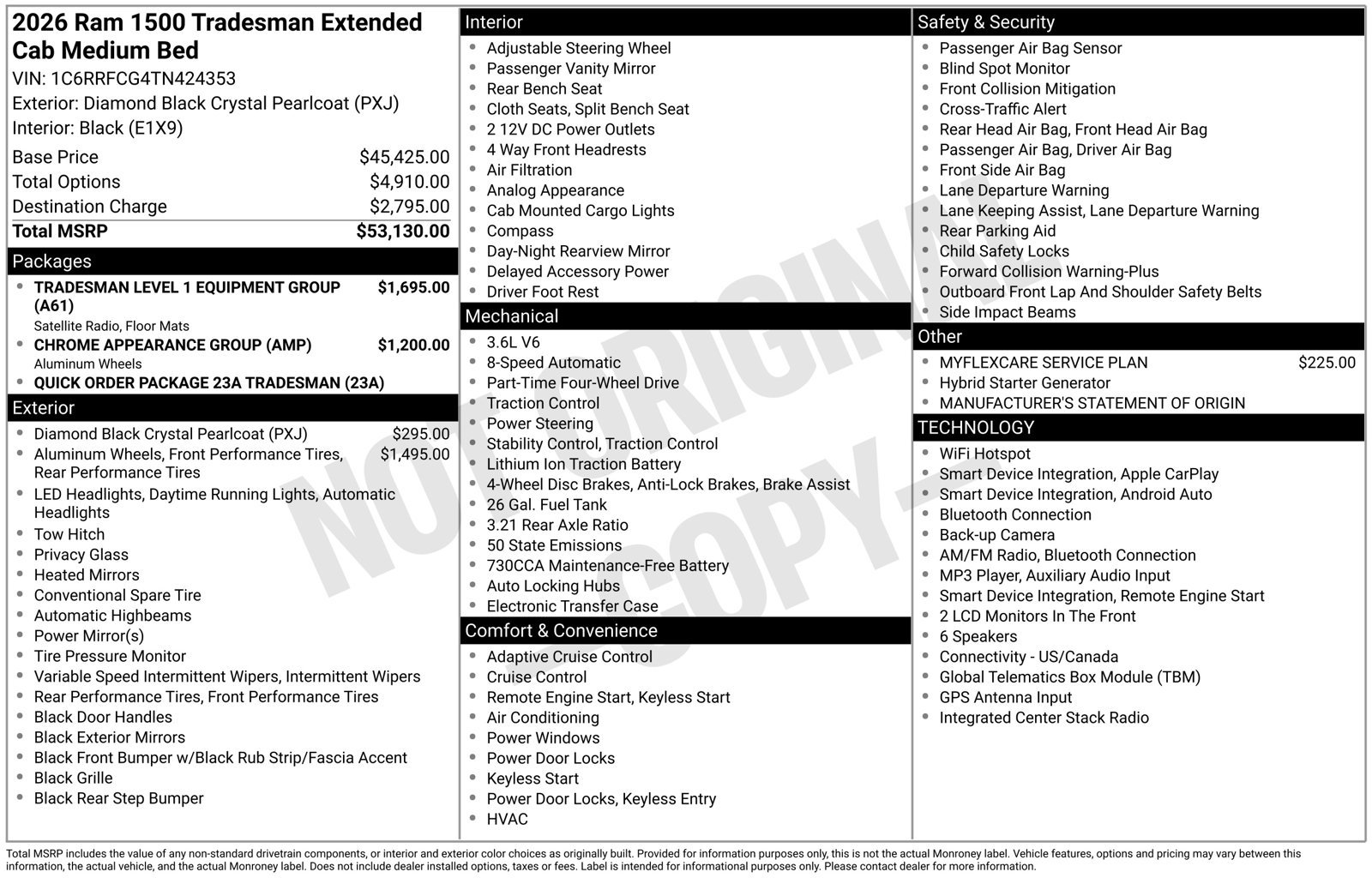 New 2026 RAM 1500 Tradesman AWD/4WD image 32