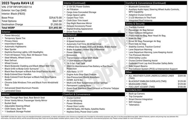Used 2023 Toyota RAV4 LE image 7