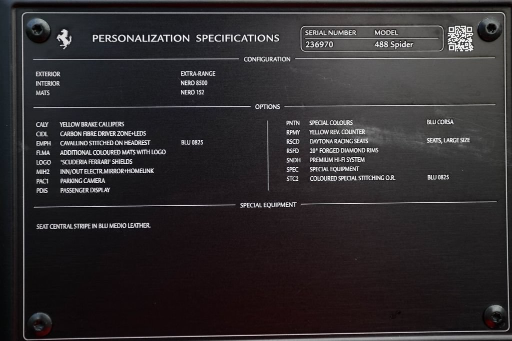Certified 2018 Ferrari 488 Spider RWD image 50