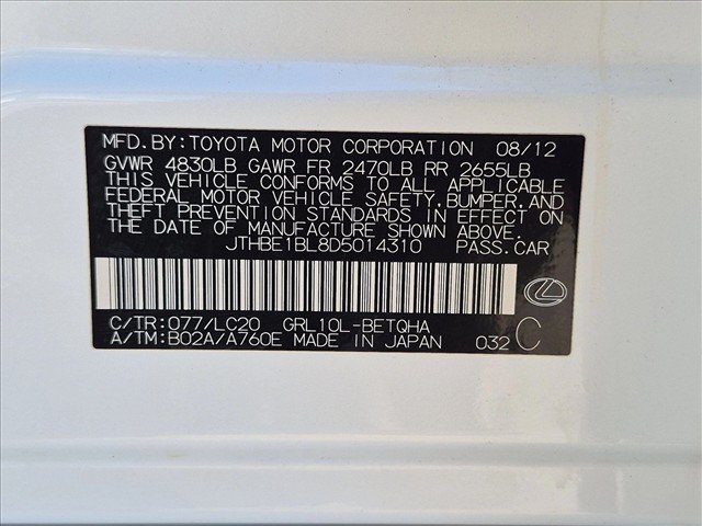 Used 2013 Lexus GS 350 w/ Premium Pkg RWD image 27