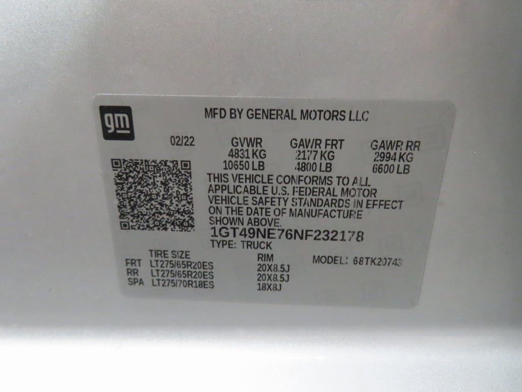 Used 2022 GMC Sierra 2500 SLT w/ SLT Convenience Package image 55