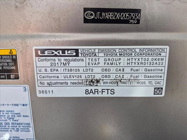 Used 2017 Lexus NX 200t F Sport w/ F Sport Premium Package FWD image 25