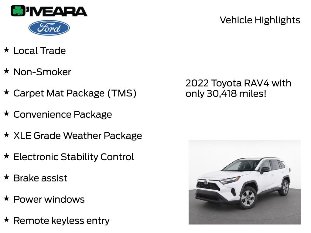 Used 2022 Toyota RAV4 XLE w/ Convenience Package AWD/4WD image 8