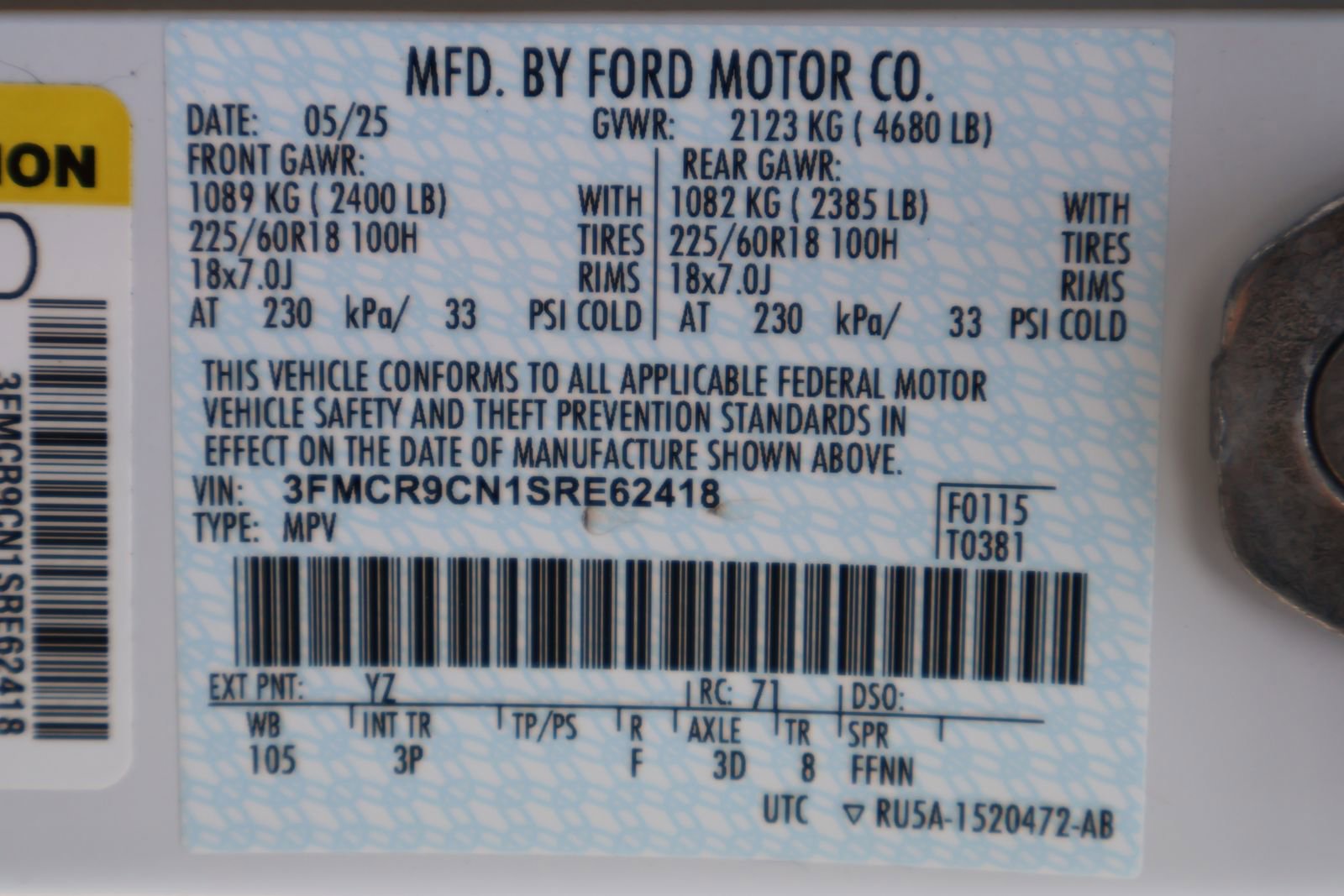 Used 2025 Ford Bronco Sport Outer Banks w/ Outer Banks Tech Package+ AWD/4WD image 36