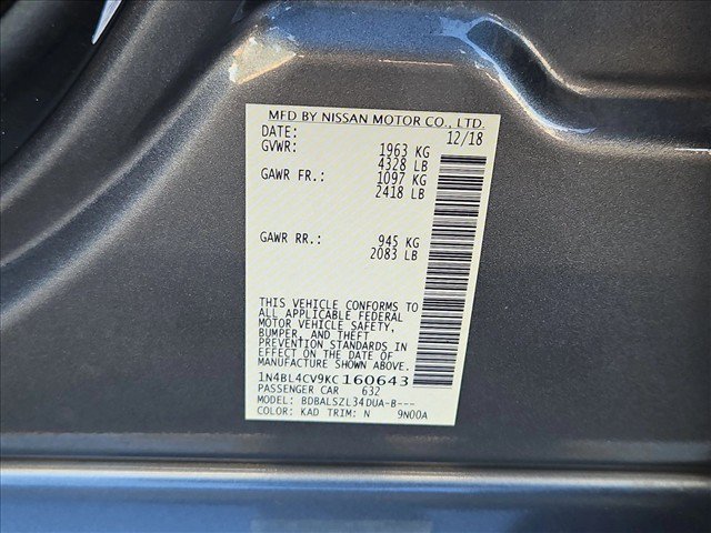 Used 2019 Nissan Altima 2.5 SR FWD image 24
