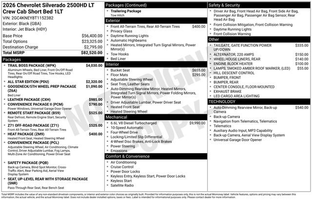 Used 2026 Chevrolet Silverado 2500 LT w/ Trail Boss Package AWD/4WD image 6