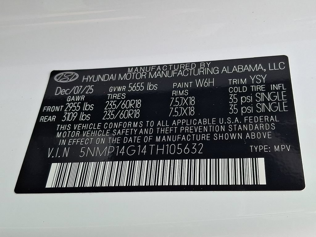 New 2026 Hyundai Santa Fe SE FWD image 17