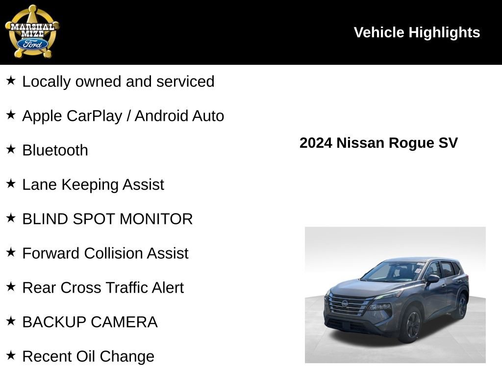 Used 2024 Nissan Rogue SV image 2