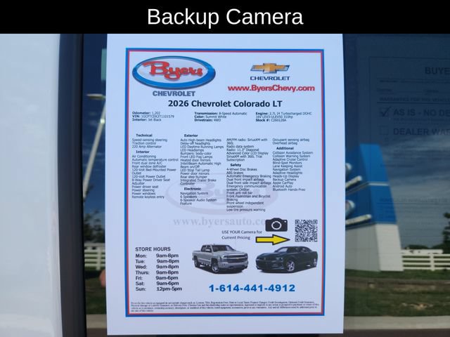 Used 2026 Chevrolet Colorado LT w/ LT Convenience Package AWD/4WD image 13