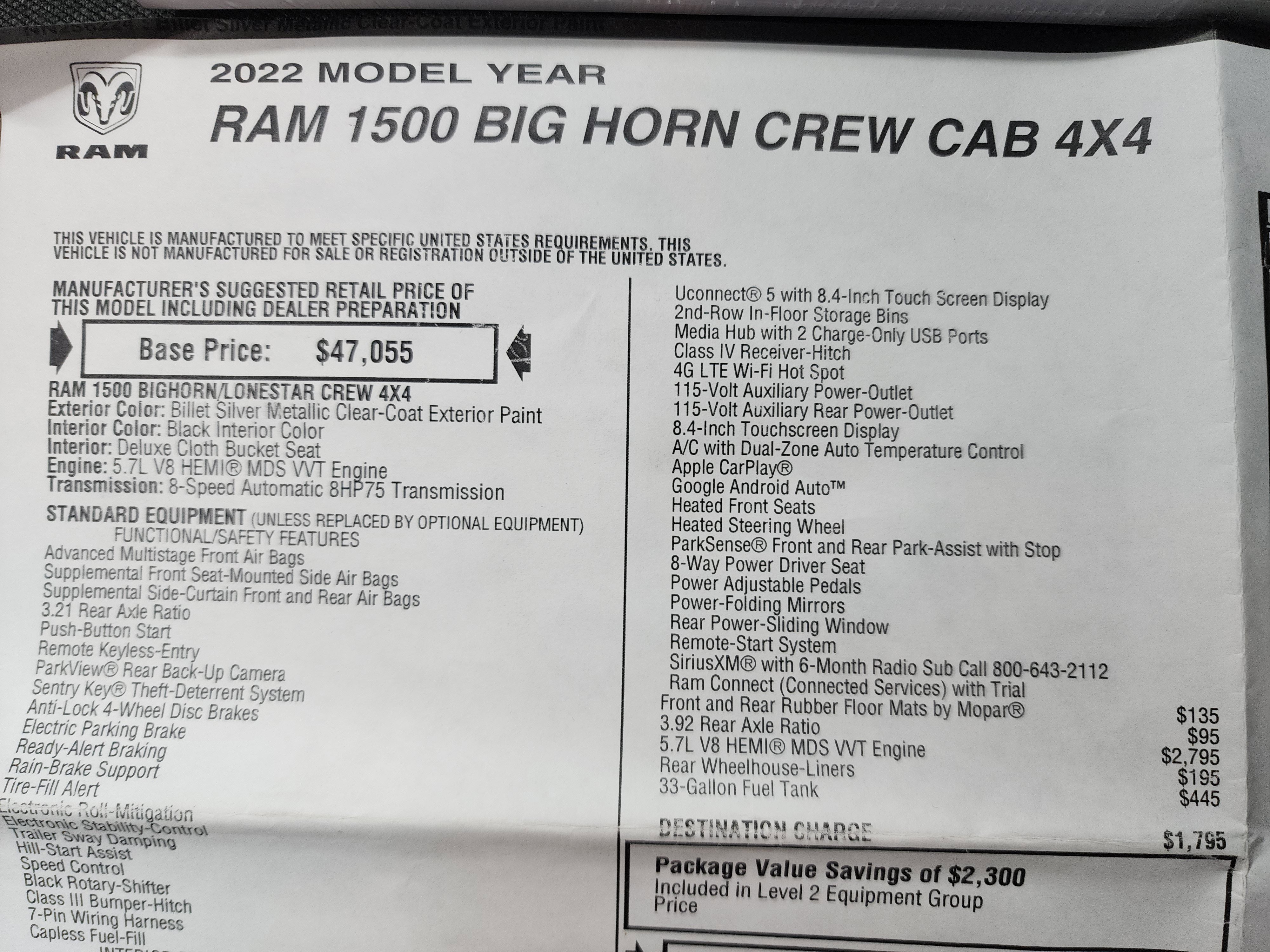 Used 2022 RAM 1500 Big Horn image 44