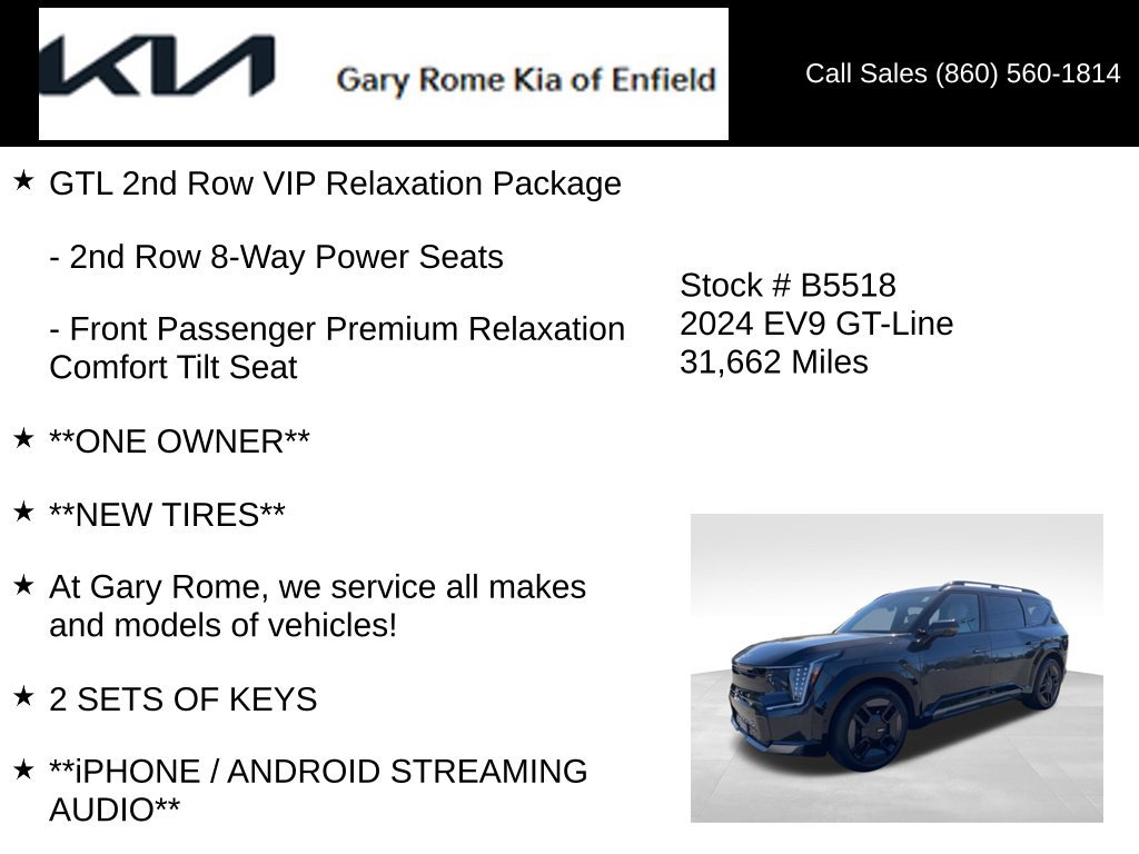Used 2024 Kia EV9 GT-Line AWD/4WD image 7
