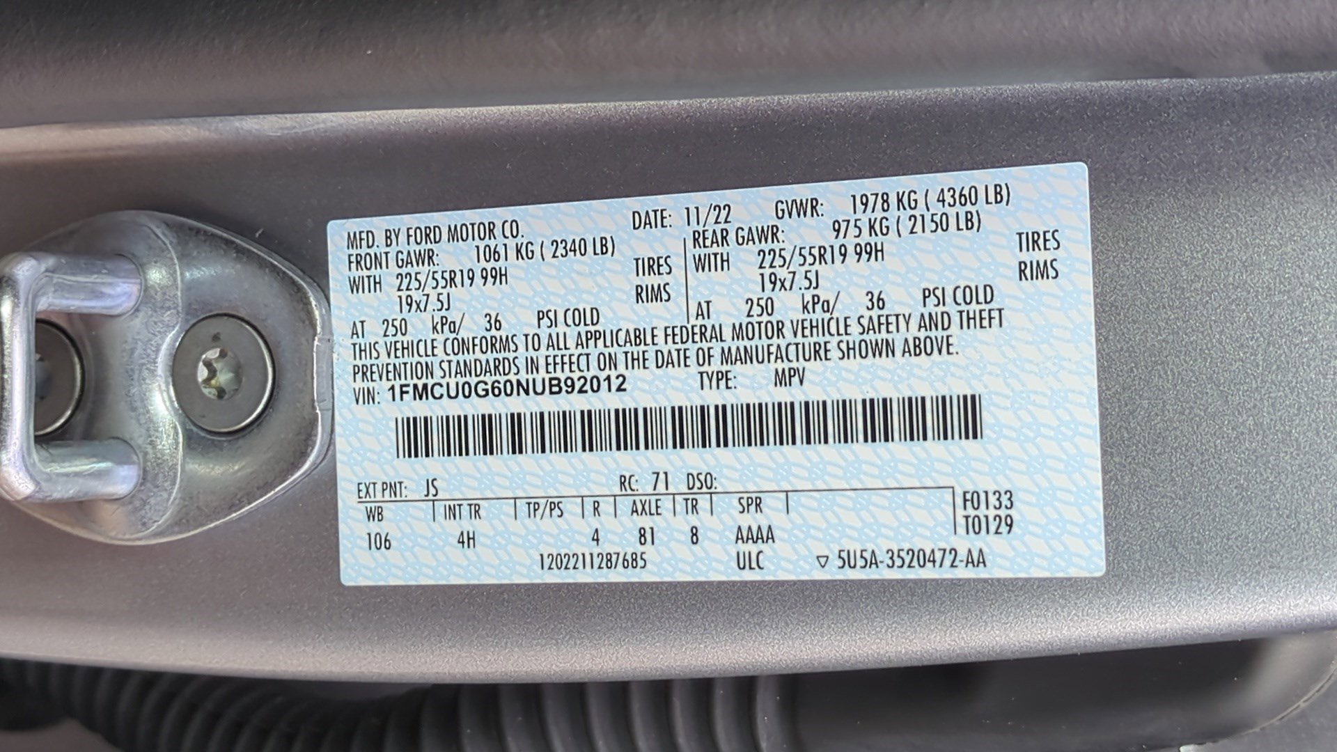Used 2022 Ford Escape SE w/ SE Sport Appearance Package FWD image 33