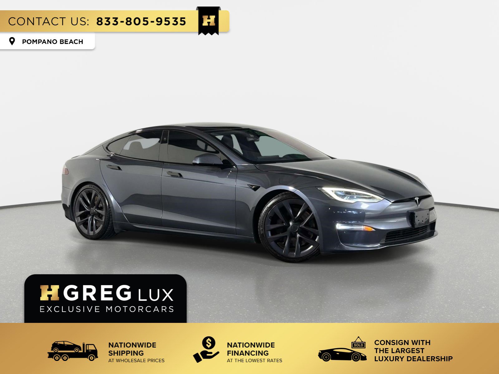 Used 2021 Tesla Model S Plaid AWD/4WD video 1